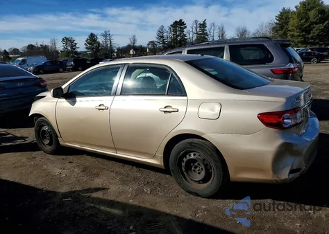 2011 Toyota Corolla Base from USA, damaged, VIN 2T1BU4EE5BC571968